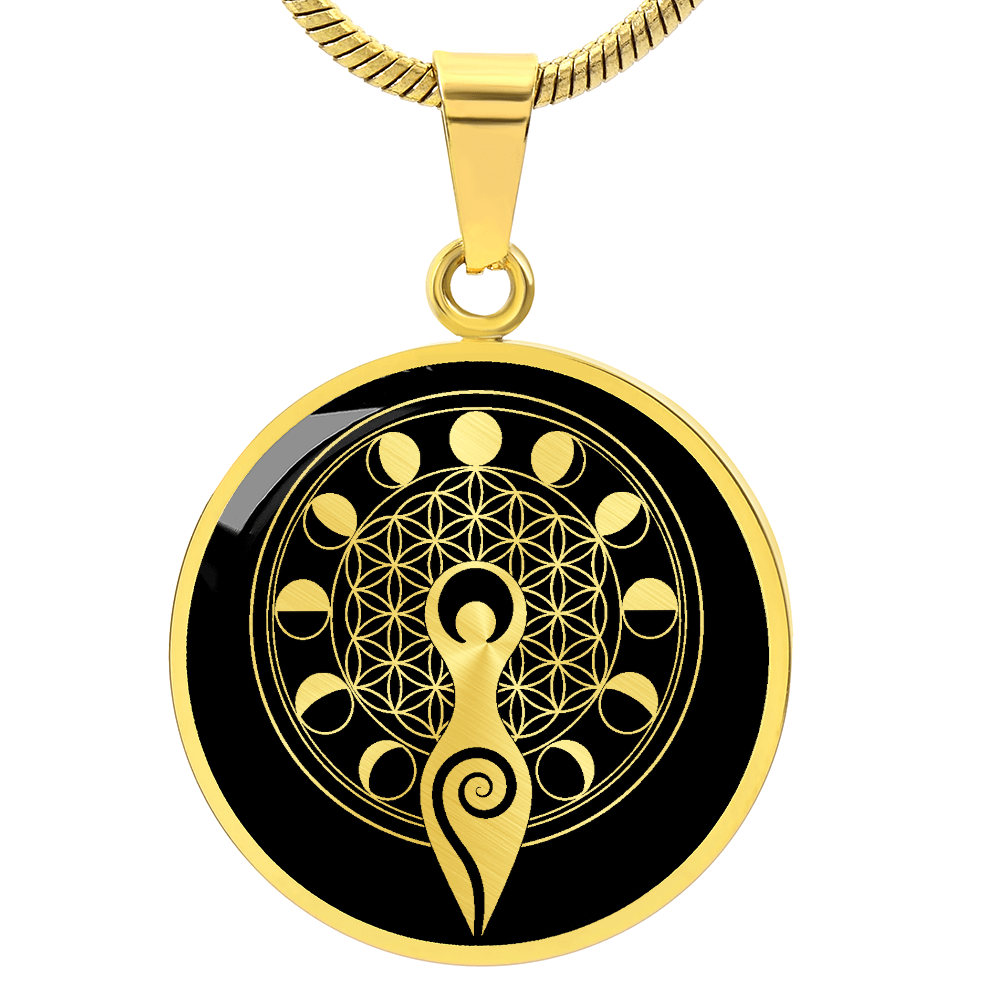 Divine Feminine Moon Necklace