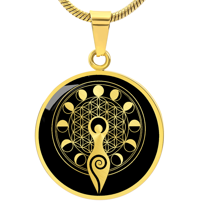 Divine Feminine Moon Necklace