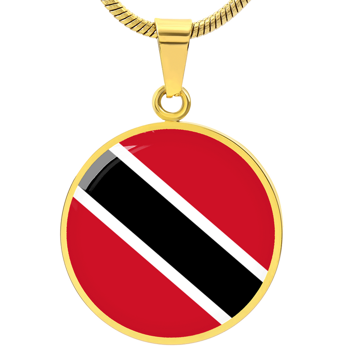 Trinidad Flag Pendant Necklace