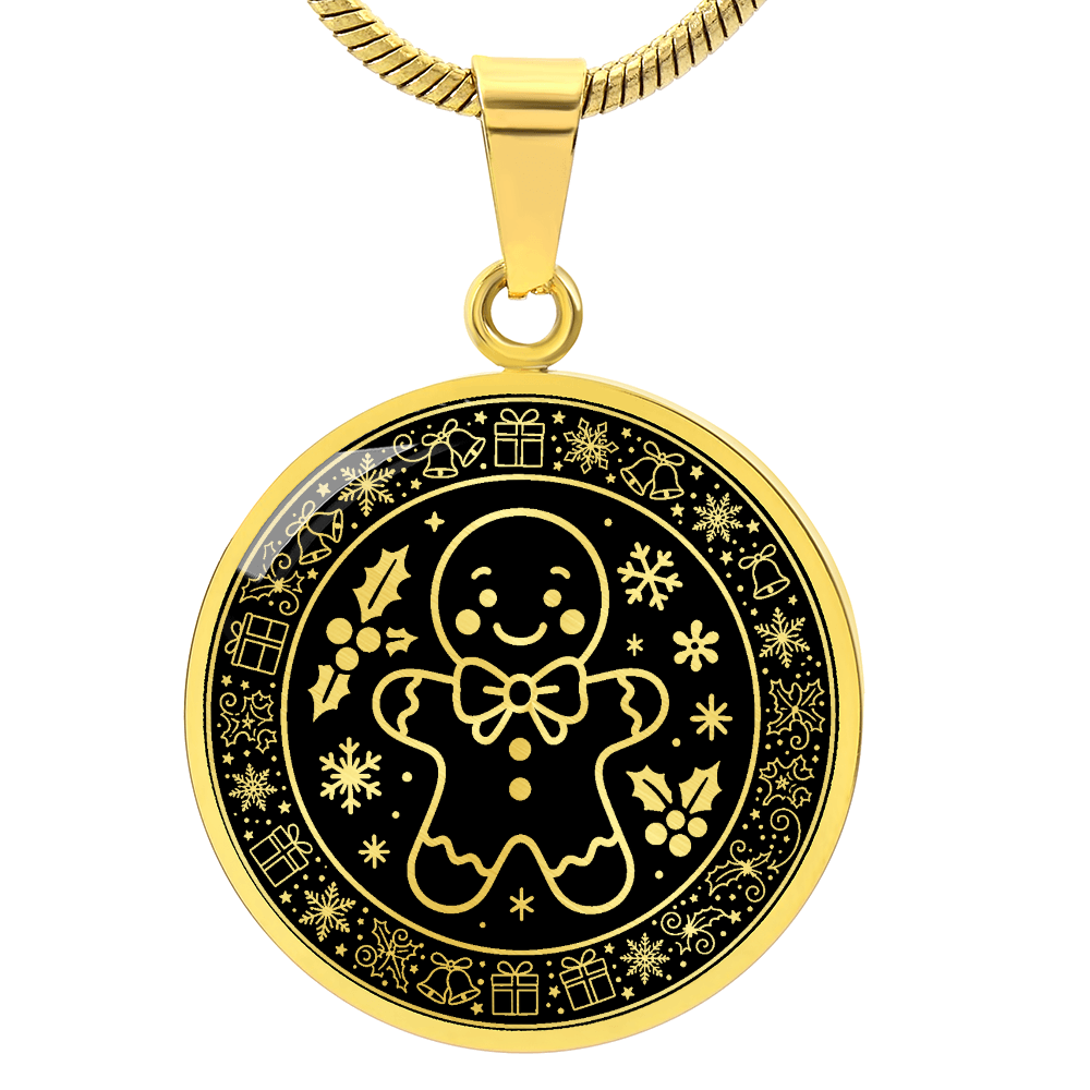 Christmas Gingerbread Necklace