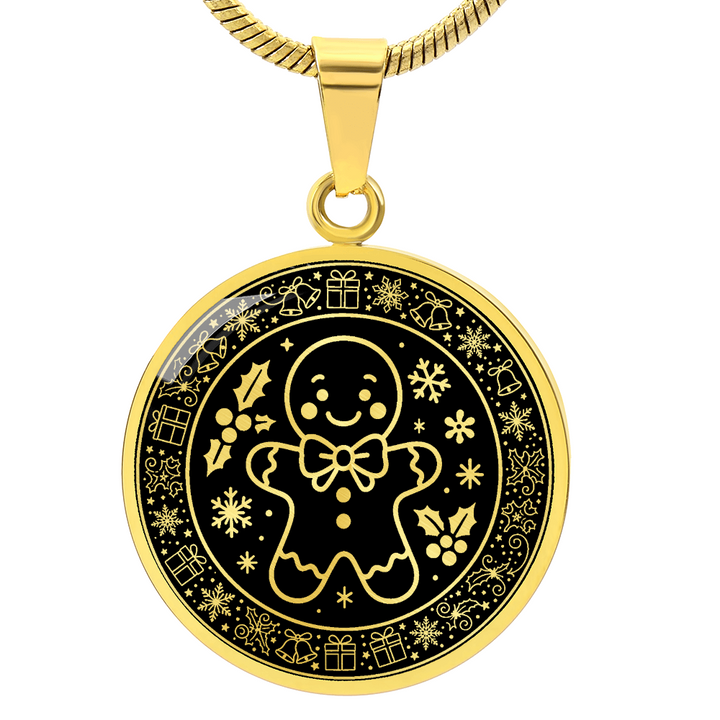 Christmas Gingerbread Necklace
