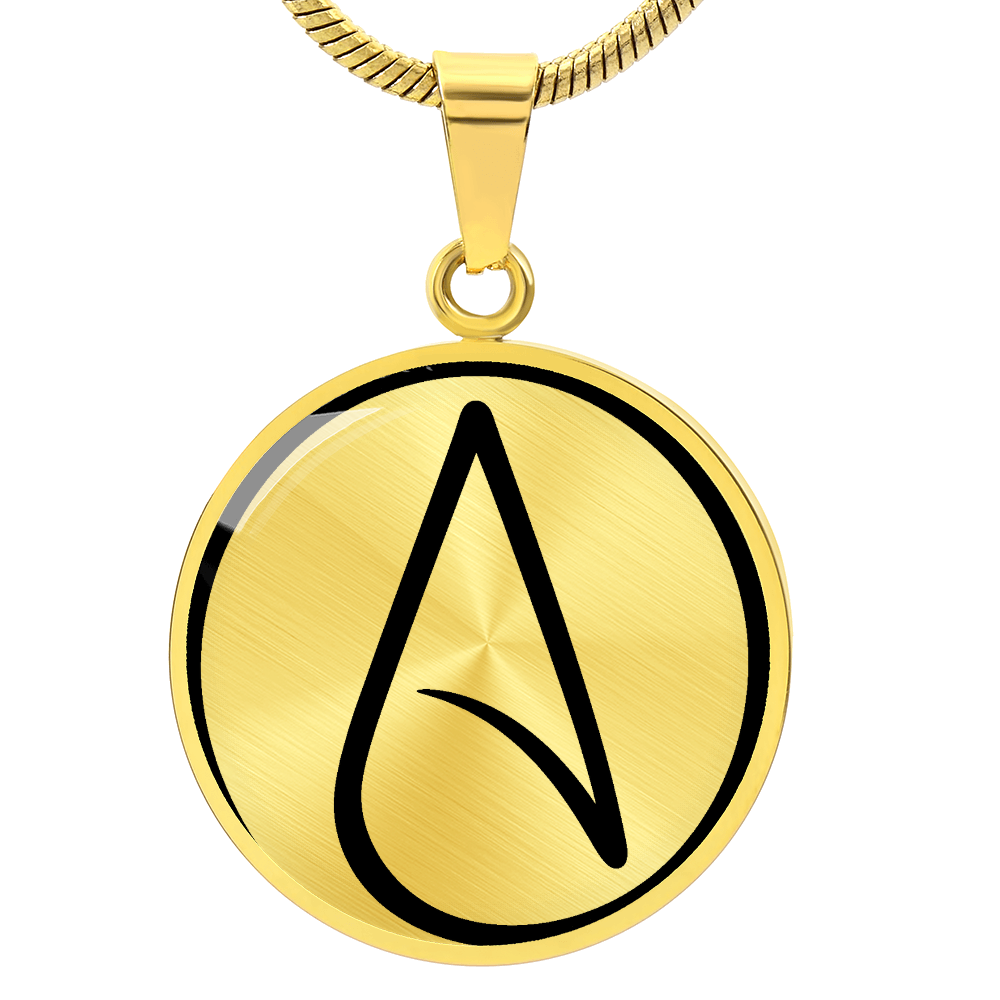 Atheism Symbol Necklace