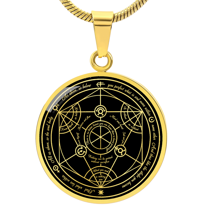 Sacred Geometry & Spiritual Wisdom Necklace