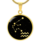 Aquarius Zodiac Necklace