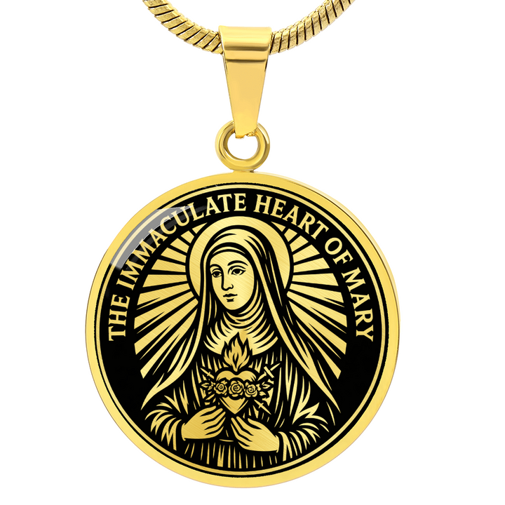 Immaculate Heart of Mary Necklace