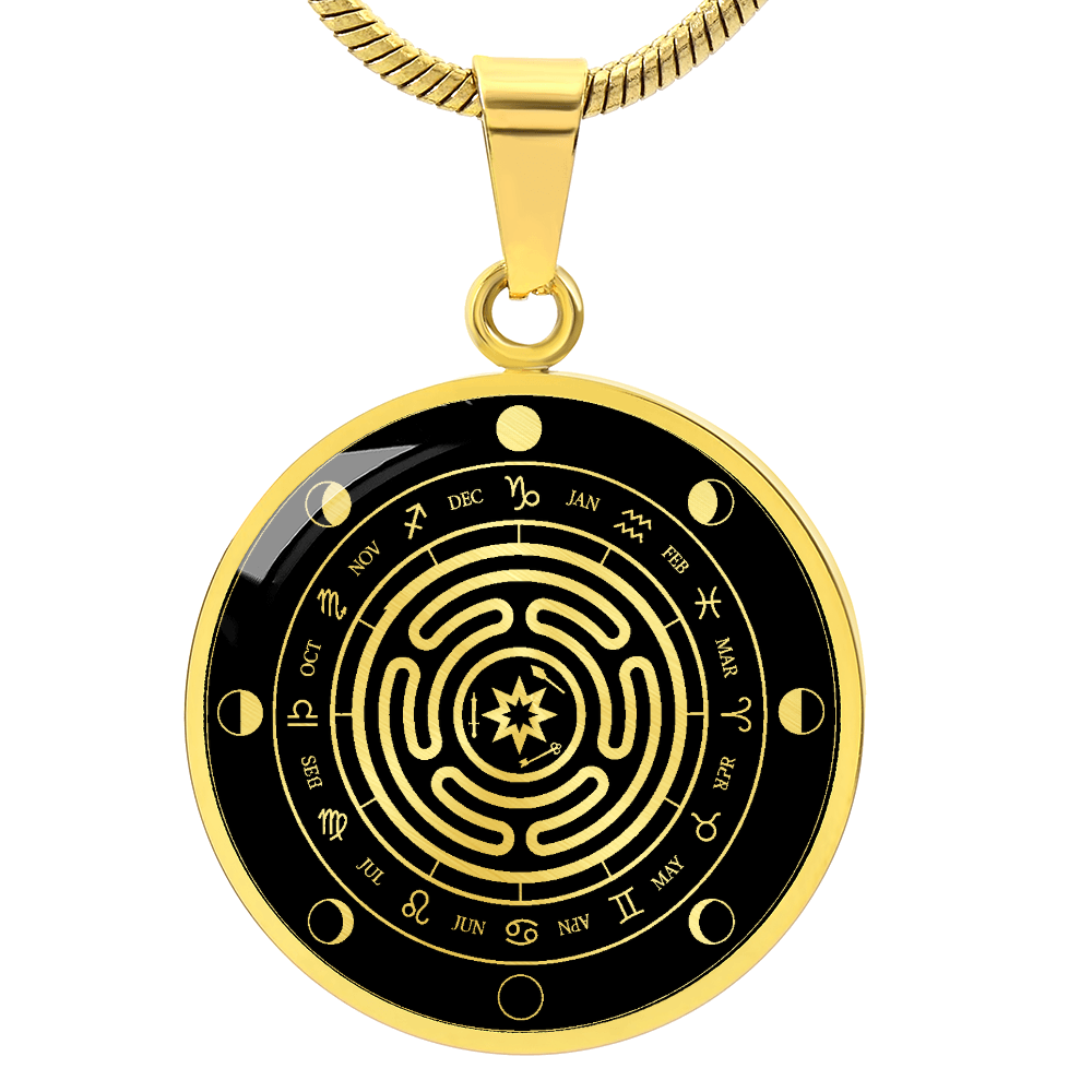 Zodiac Labyrinth Necklace