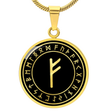 Fehu Rune Viking Necklace