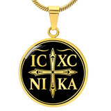 Chi Rho Cross Necklace