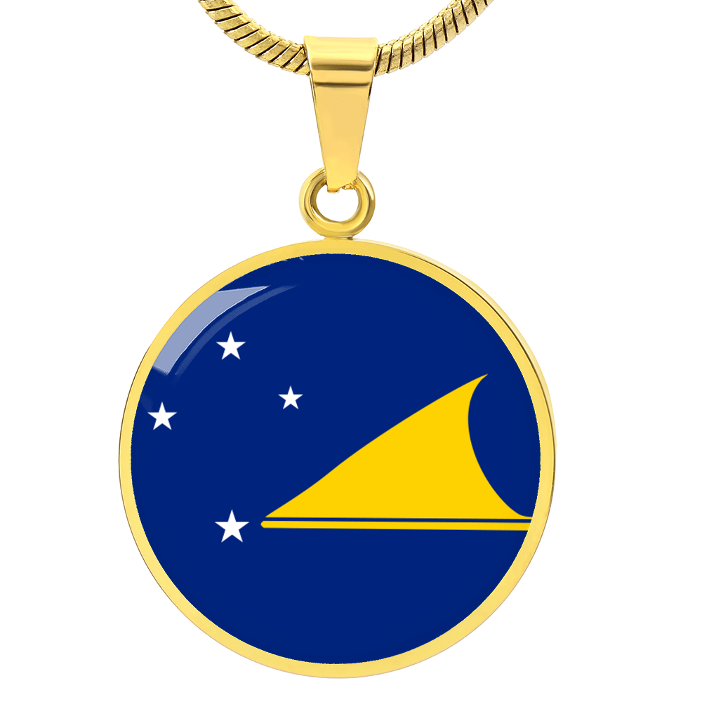 Tokelau Flag Pendant Necklace