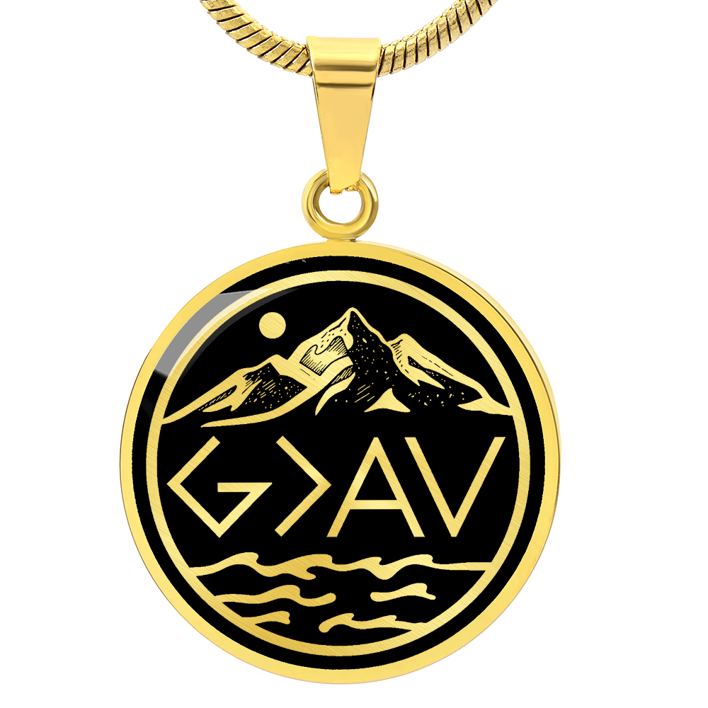 God Is Greater Than The Highs And Lows Necklace
