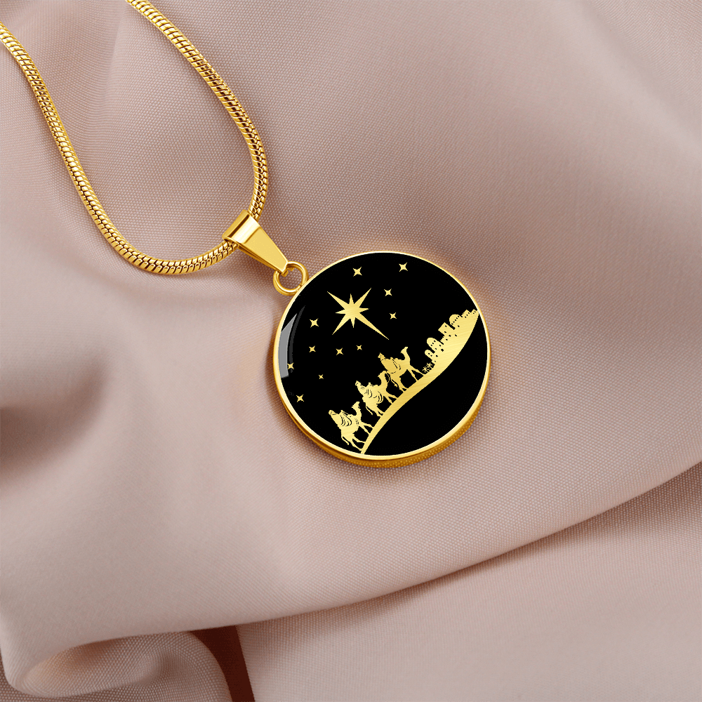 Three Kings Nativity Necklace