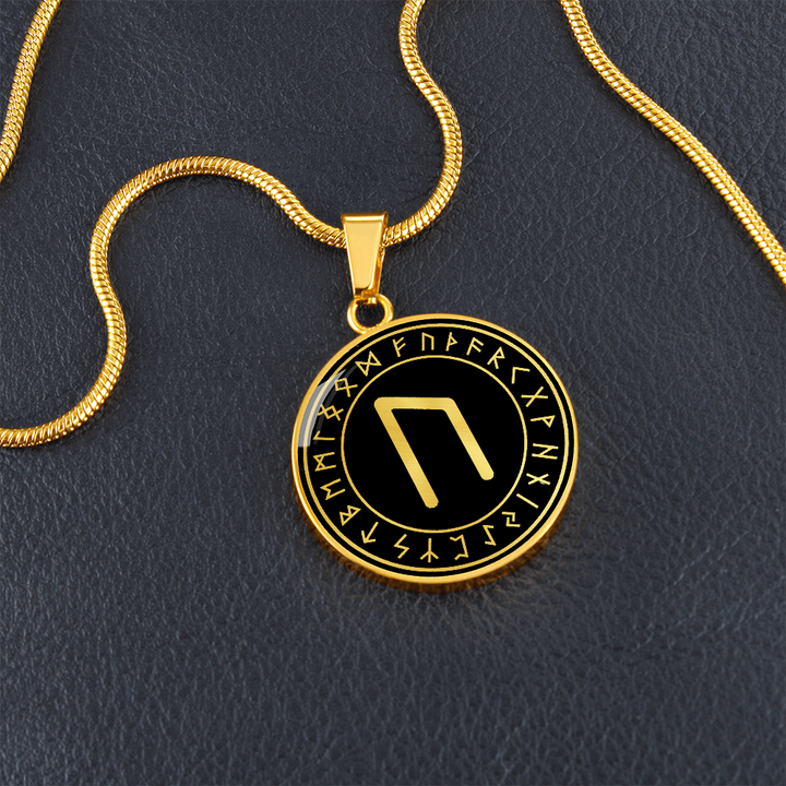 Elder Futhark Rune Protection Necklace