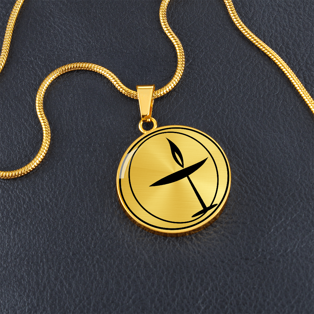 Unitarian Universalist Chalice Necklace