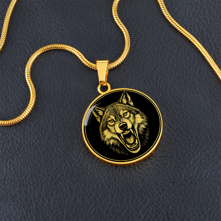 Fierce Wolf Necklace