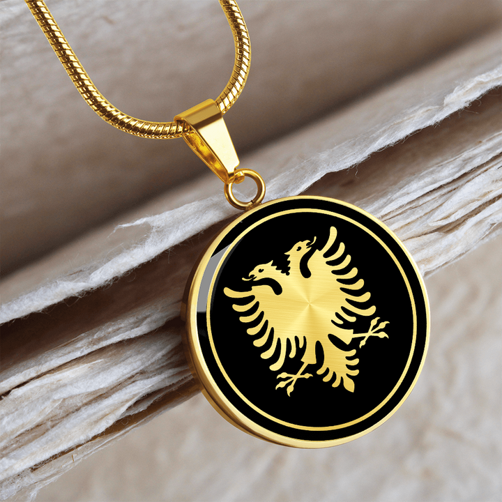 Albanian Double-Headed Eagle Necklace