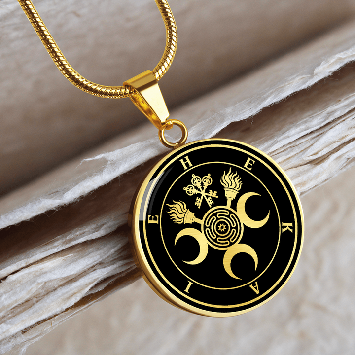 Hekate Triple Moon Necklace