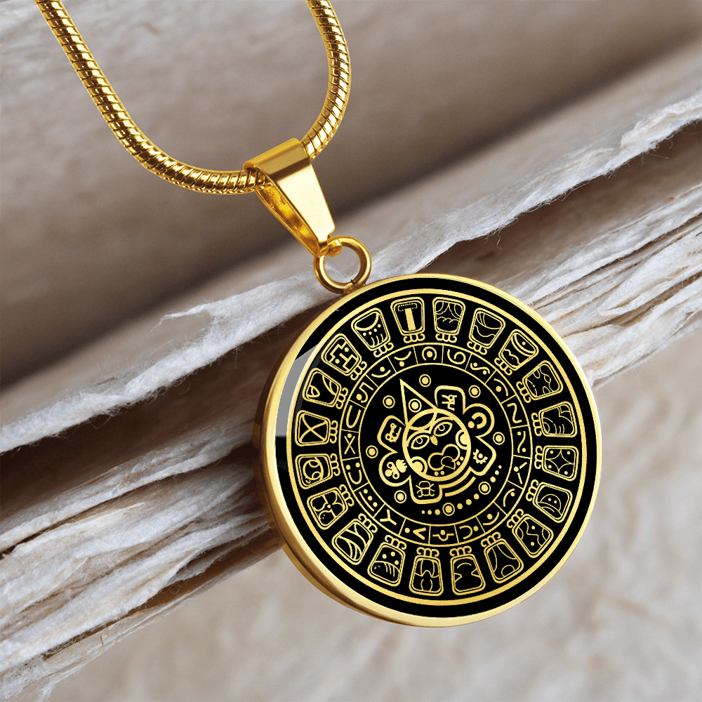 Mayan Calendar Necklace