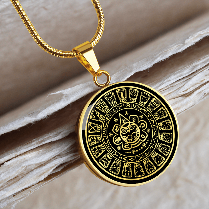 Mayan Calendar Necklace