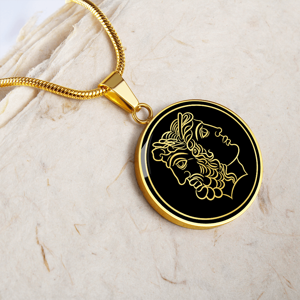 Janus Roman Duality Necklace