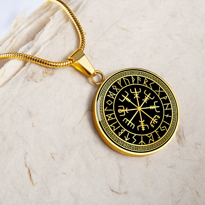 Vegvísir Viking Compass Necklace