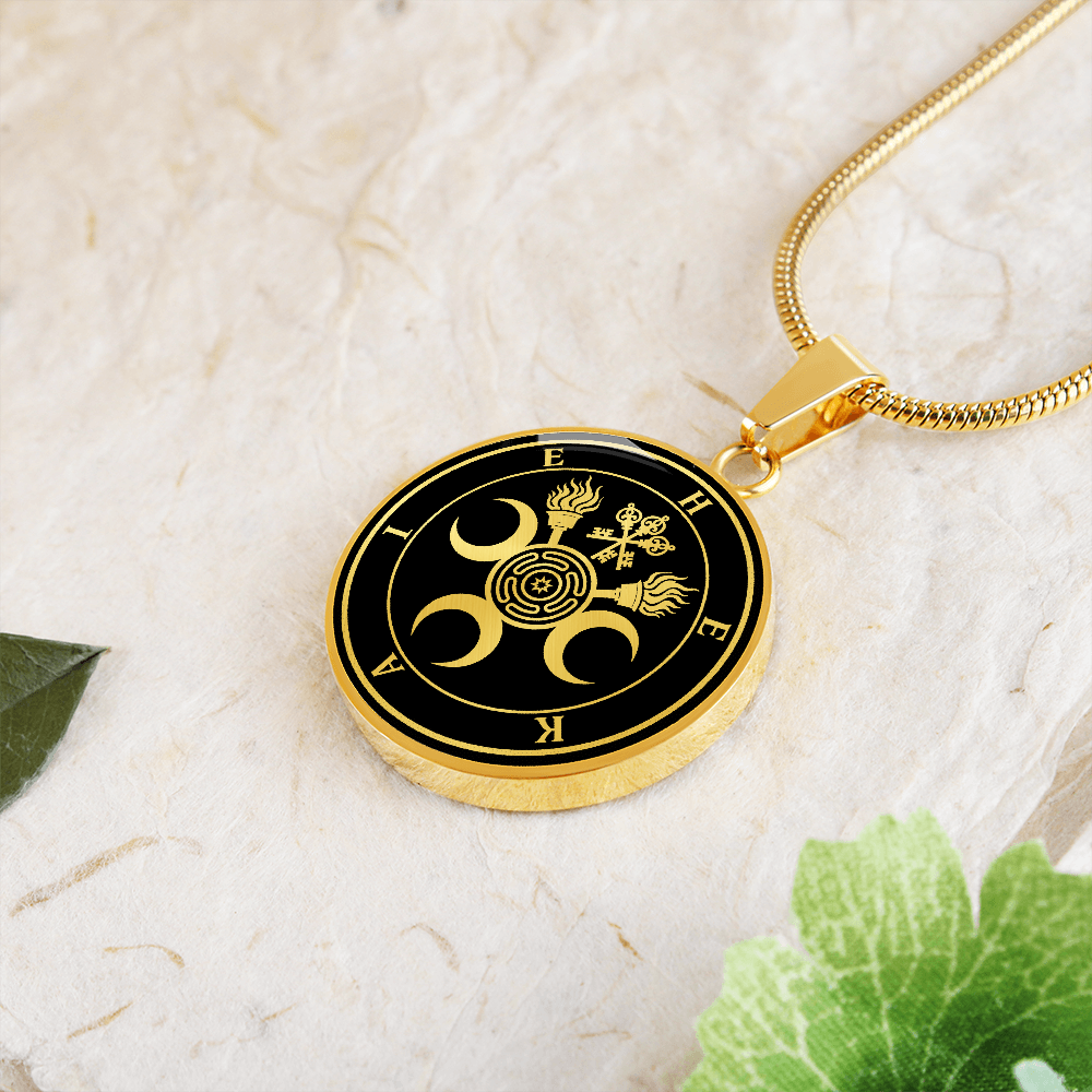 Hekate Triple Moon Necklace