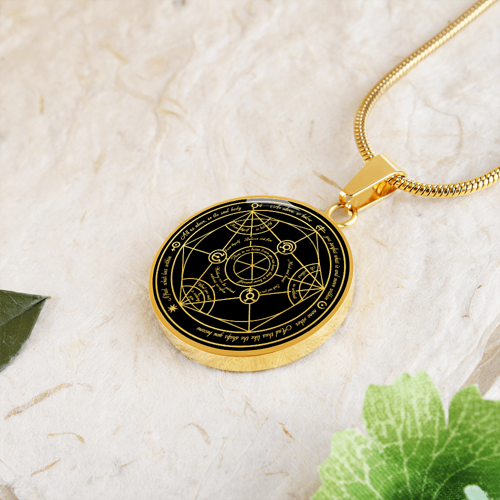 Sacred Geometry & Spiritual Wisdom Necklace