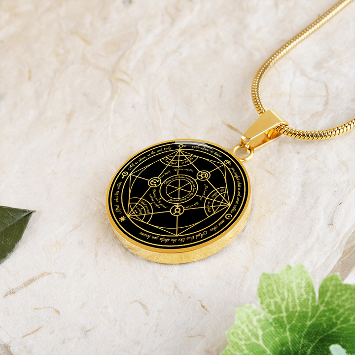 Sacred Geometry & Spiritual Wisdom Necklace