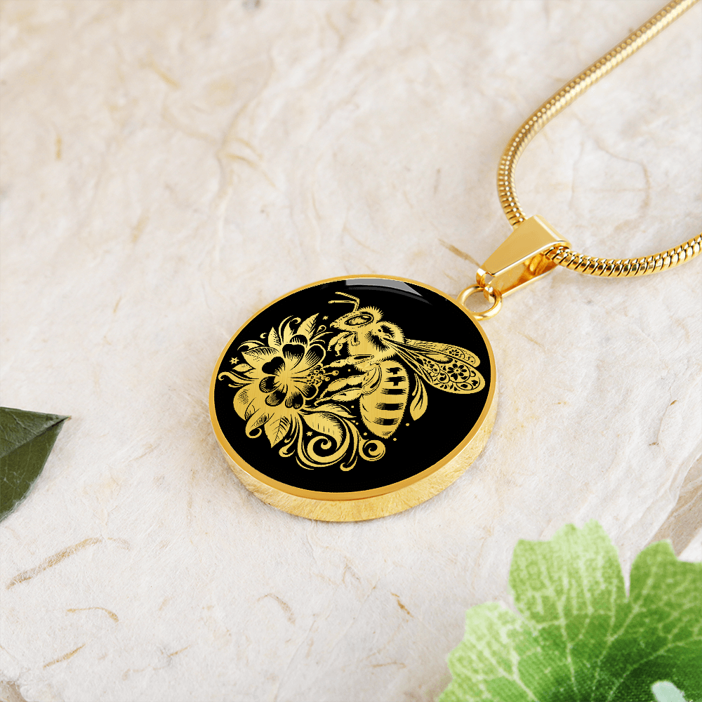Golden Bee Necklace