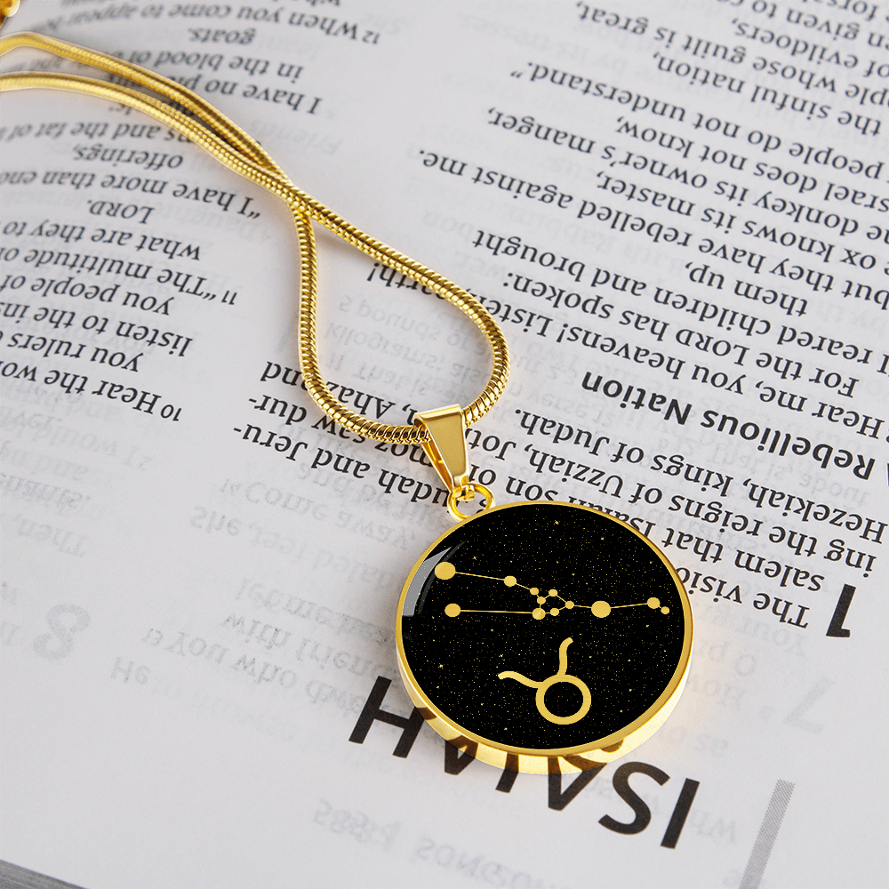 Taurus Zodiac Necklace