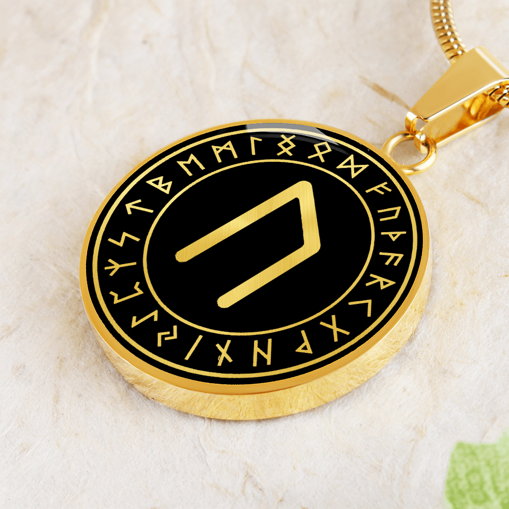 Elder Futhark Rune Protection Necklace