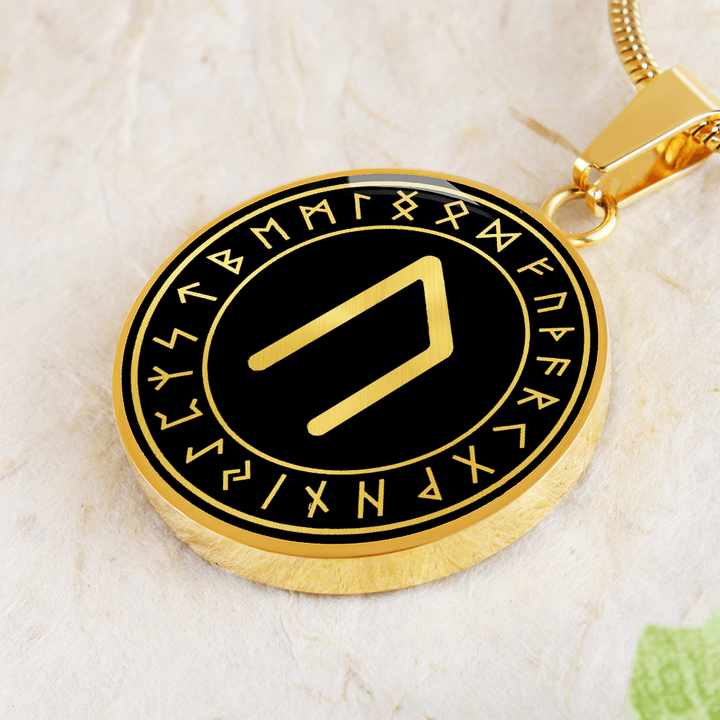 Elder Futhark Rune Protection Necklace