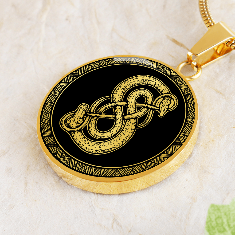 Twin Serpent Necklace