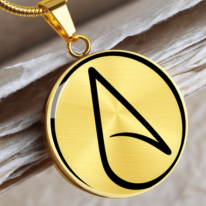 Atheism Symbol Necklace