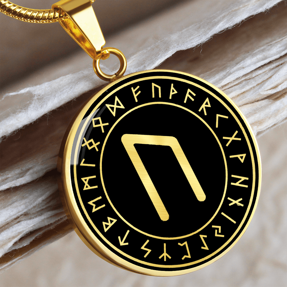Elder Futhark Rune Protection Necklace