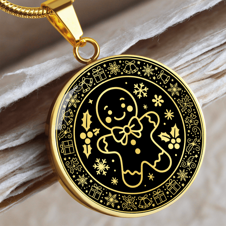 Christmas Gingerbread Necklace