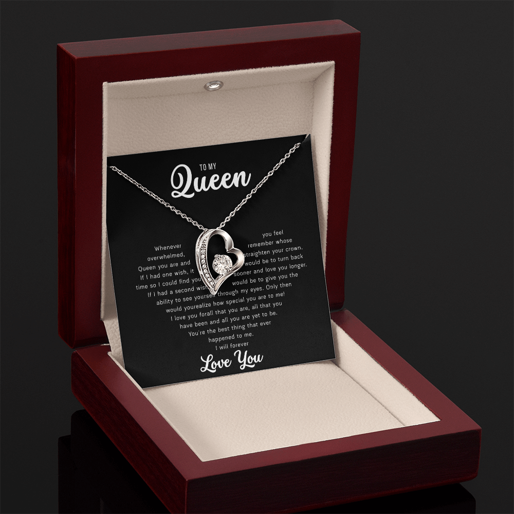 To My Queen - Heart Necklace