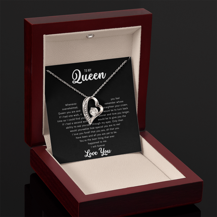 To My Queen - Heart Necklace