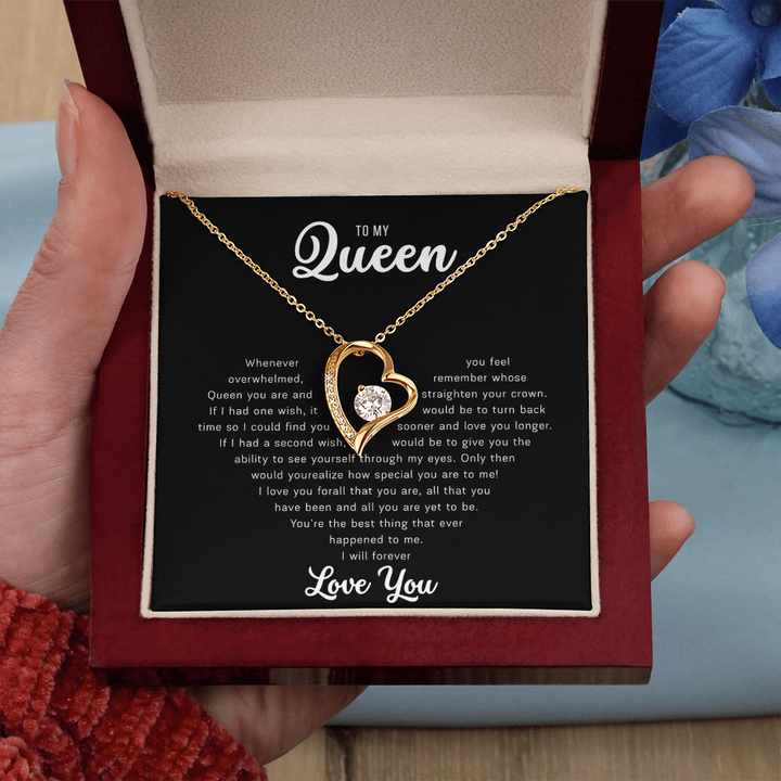 To My Queen - Heart Necklace