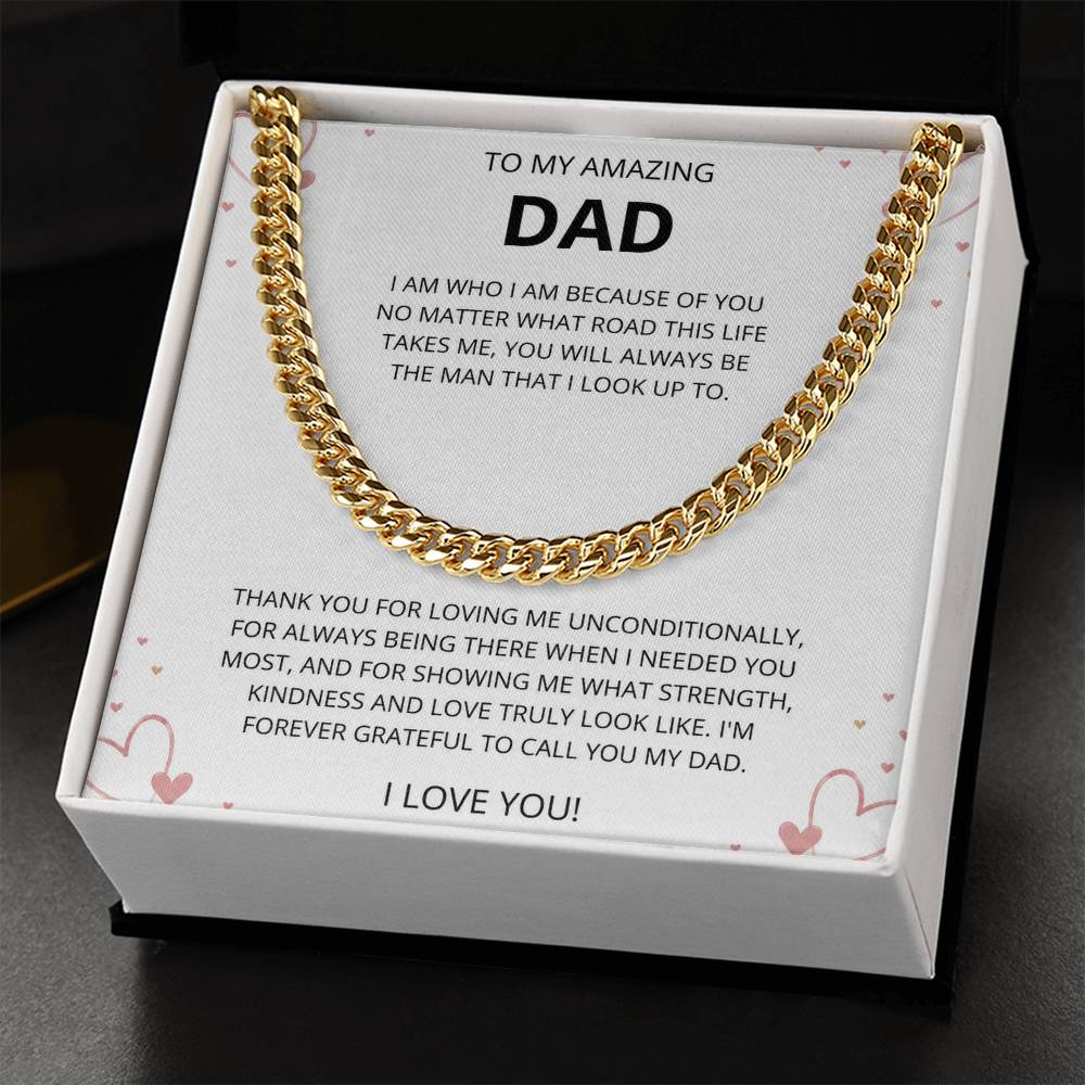 My Amazing Dad Necklace
