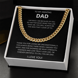 My Amazing Dad Necklace