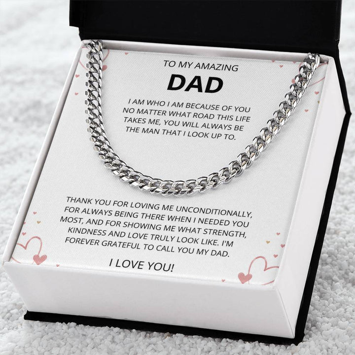 My Amazing Dad Necklace