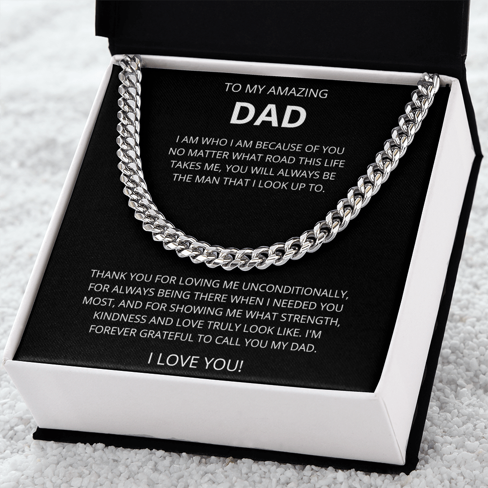 My Amazing Dad Necklace