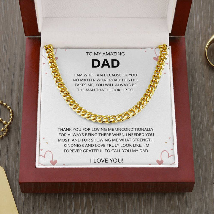My Amazing Dad Necklace