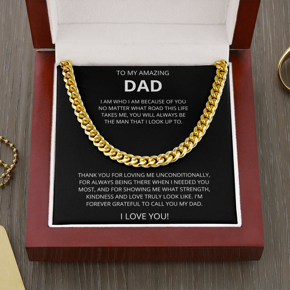 My Amazing Dad Necklace