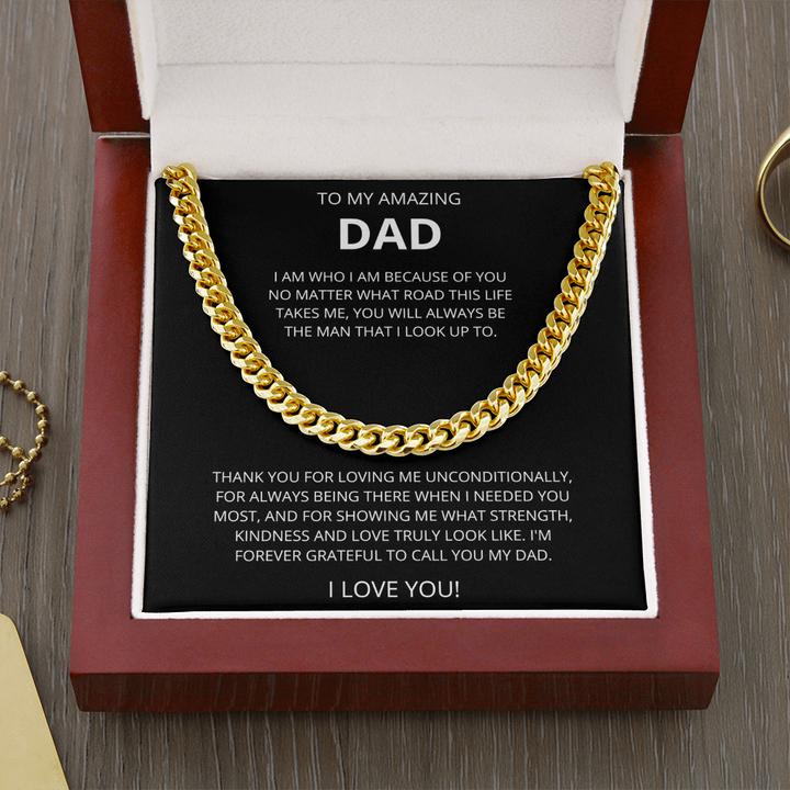 My Amazing Dad Necklace