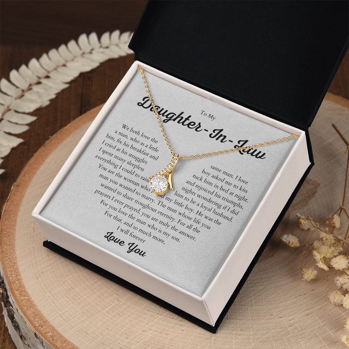 To My Daughter-In-Law  - Love Pendant Necklace
