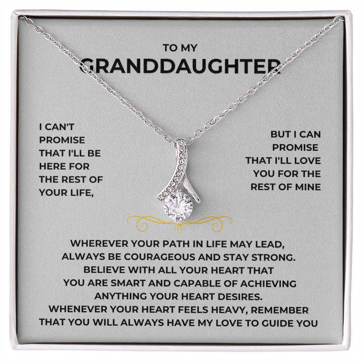 To my Granddaughter - Love Pendant Necklace