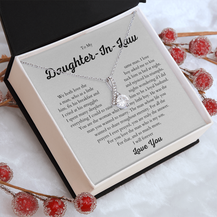To My Daughter-In-Law  - Love Pendant Necklace