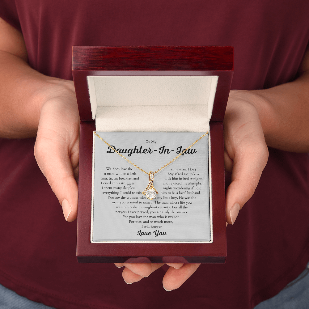 To My Daughter-In-Law  - Love Pendant Necklace