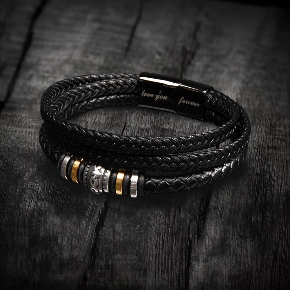 Grandmother and Grandson Forever Linked Together - Bracelet